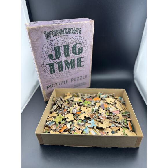 Vintage Jig Time Picture Puzzle - The Mill Stream - Picture 6 of 7